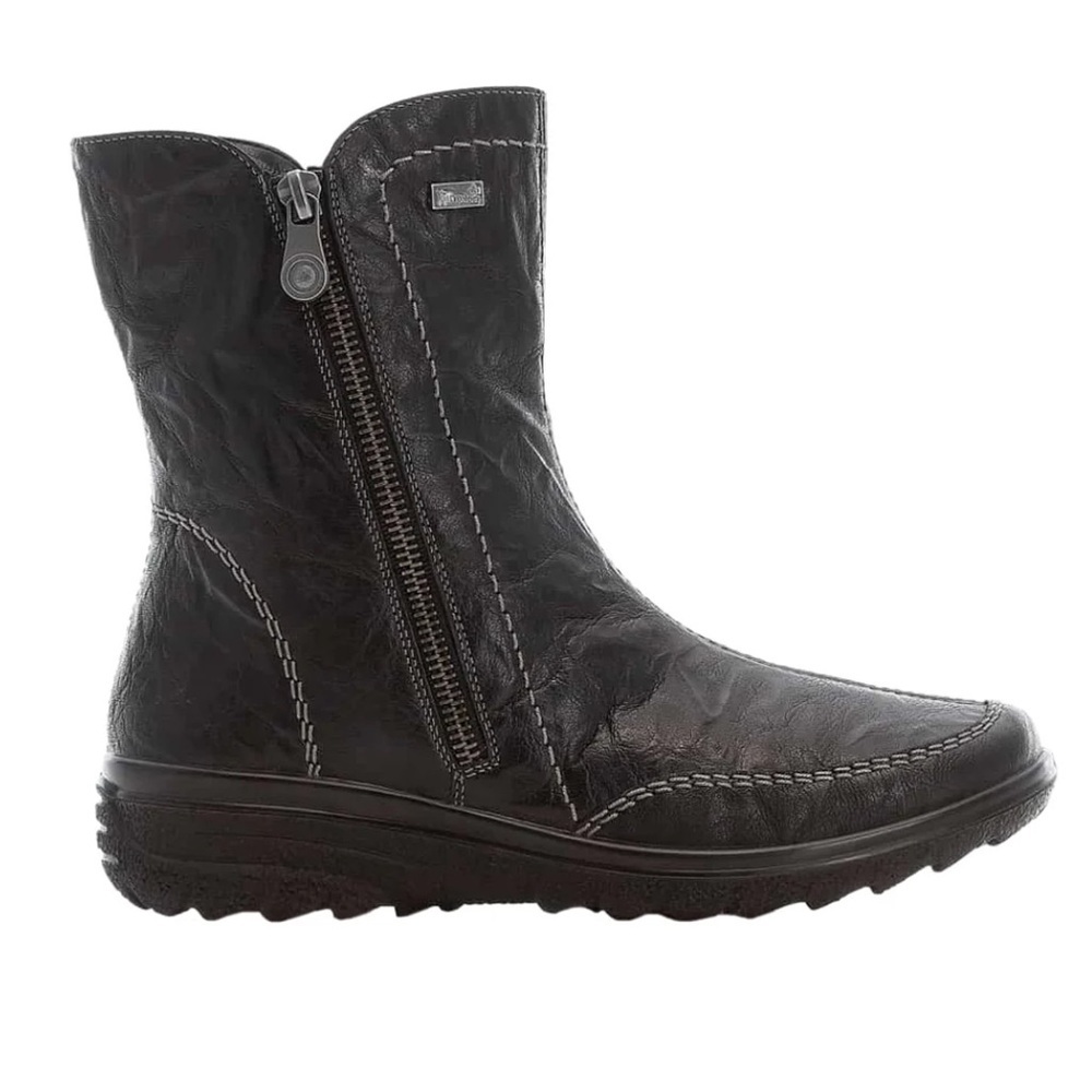 Rieker Black Winter Boots